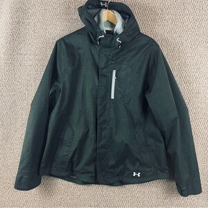 Under Armour Jacket Womens XL 3 in 1 Infrared Hooded Storm 2 Removable Liner R1